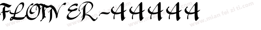 FLOTNER字体转换