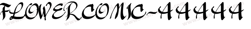 FLOWERCOMIC字体转换