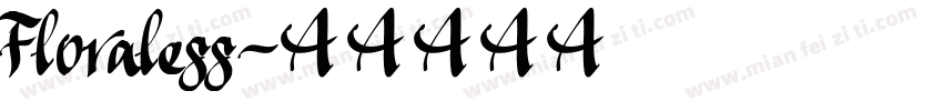 Floraless字体转换