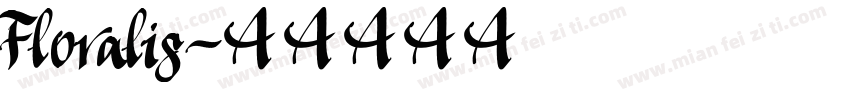 Floralis字体转换