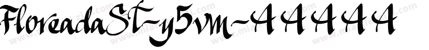 FloreadaSt-y5vm字体转换