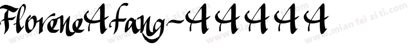 Florene_fang字体转换
