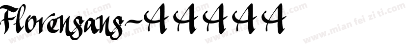 Florensans字体转换