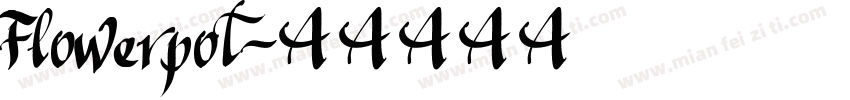 Flowerpot字体转换