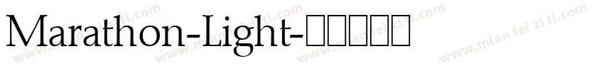Marathon-Light字体转换