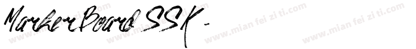 MarkerBoardSSK字体转换