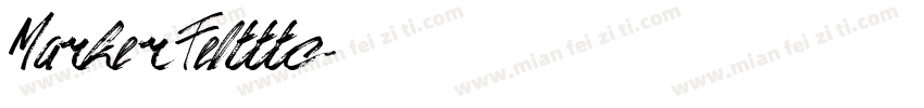 MarkerFeltttc字体转换