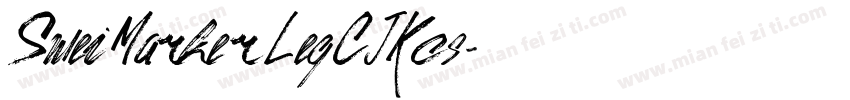 SweiMarkerLegCJKcs字体转换