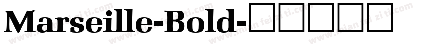 Marseille-Bold字体转换
