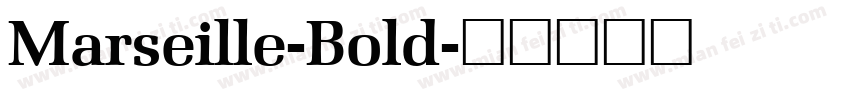 Marseille-Bold字体转换
