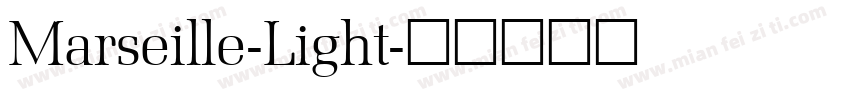 Marseille-Light字体转换