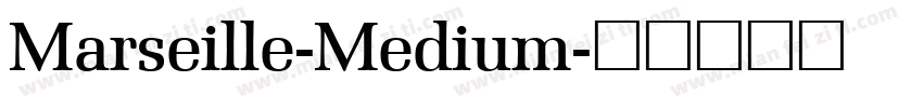 Marseille-Medium字体转换
