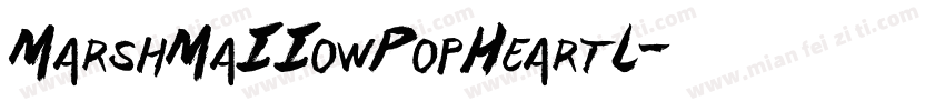 MarshMaIIowPopHeartL字体转换