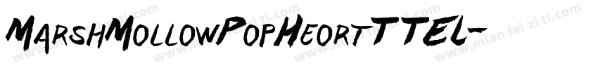 MarshMollowPopHeortTTEL字体转换