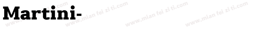Martini字体转换