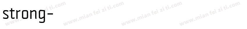 strong字体转换