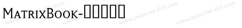 MatrixBook字体转换