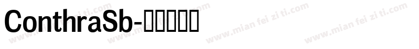 ConthraSb字体转换
