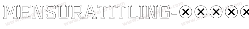 MensuraTitling字体转换