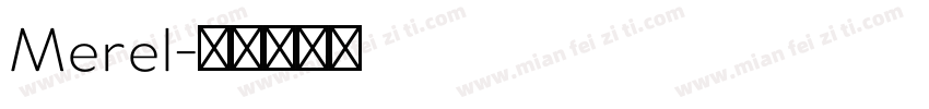 Merel字体转换