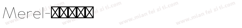 Merel字体转换
