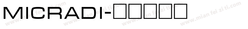MicraDi字体转换