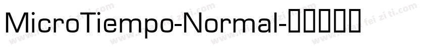 MicroTiempo-Normal字体转换