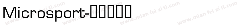 Microsport字体转换