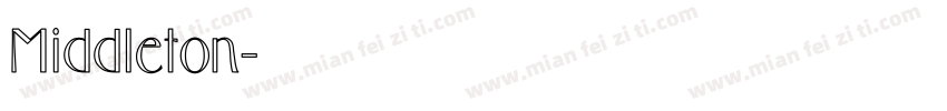 Middleton字体转换