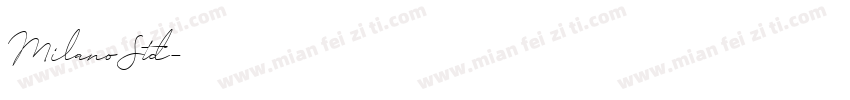 MilanoStd字体转换