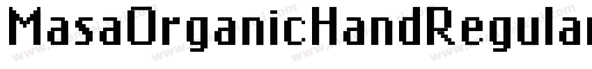 MasaOrganicHandRegular字体转换