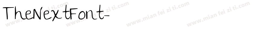 TheNextFont字体转换