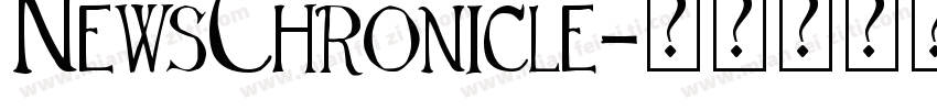 NewsChronicle字体转换