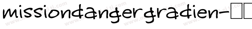 missiondangergradien字体转换