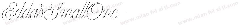 EddasSmallOne字体转换
