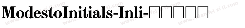 ModestoInitials-Inli字体转换