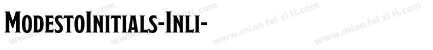ModestoInitials-Inli字体转换