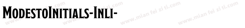 ModestoInitials-Inli字体转换