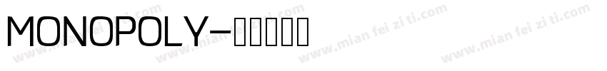 MONOPOLY字体转换