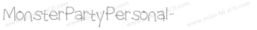 MonsterPartyPersonal字体转换