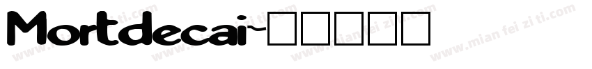Mortdecai字体转换