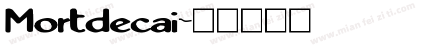 Mortdecai字体转换