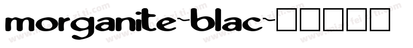 morganite-blac字体转换