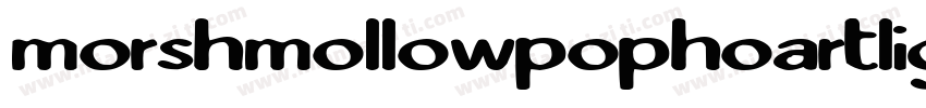 morshmollowpophoartlight字体转换