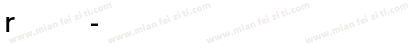 r大的吉贺丸字体转换