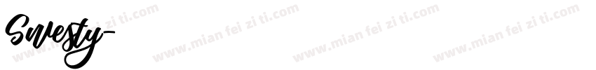 Swesty字体转换
