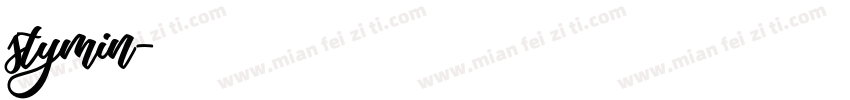 stymin字体转换
