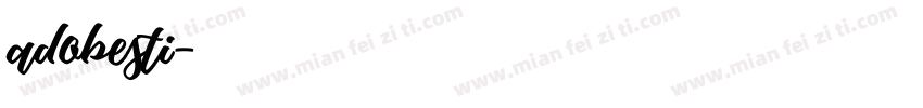 adobesti字体转换