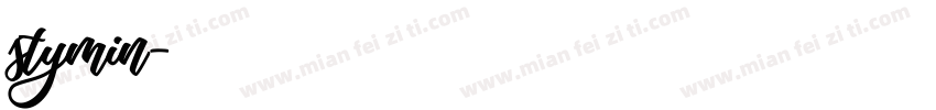 stymin字体转换