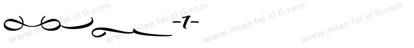 style-7字体转换